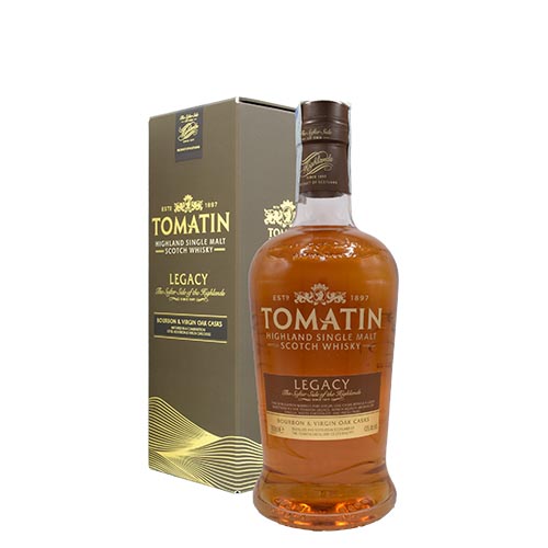 SCOTCH WHISKY TOMATIN LEGACY BOURBON & VIRGIN OAK CASKS 70CL