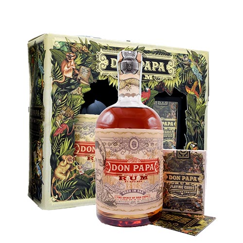 GIFT RUM DON PAPA 7YO + CARTE