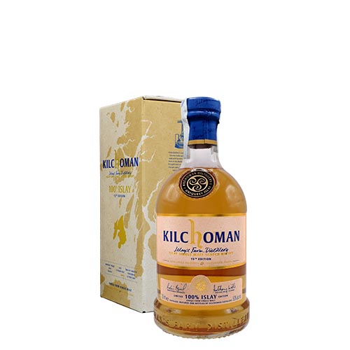 SCOTCH WHISKY KILCHOMAN 100% ISLAY 15TH EDITION 70CL