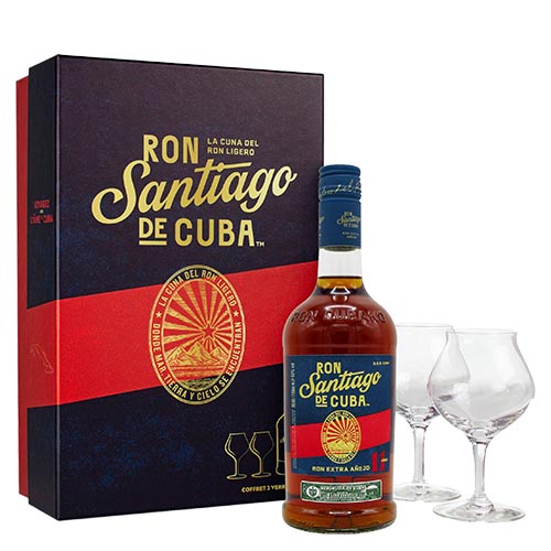 GIFT RUM SANTIAGO DE CUBA 11YO 70CL